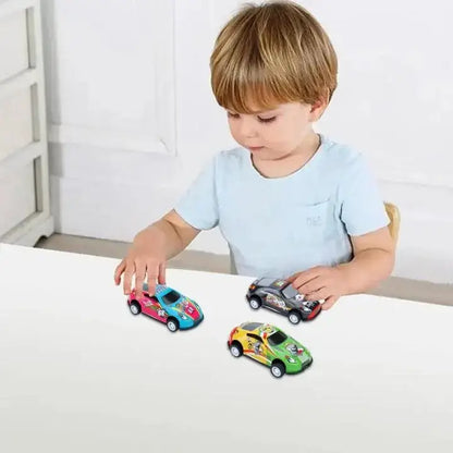 Pull Back Die-Cast Cars Set 6 Pcs