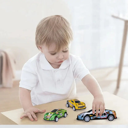 Pull Back Die-Cast Cars Set 6 Pcs